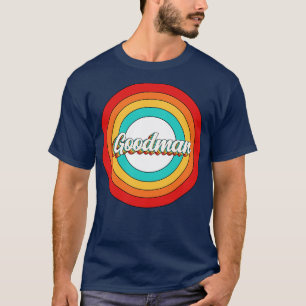 Goodman Name Shirt Vintage Goodman Circle