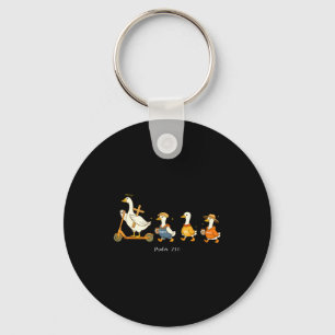 Goodness mercy psalm 23_6 goose christian faith key ring