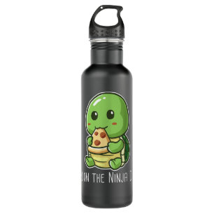 Goodness Poetic I'M On The Ninja Diet Funny Turtle 710 Ml Water Bottle