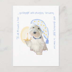 Goodnight Blue Postcard