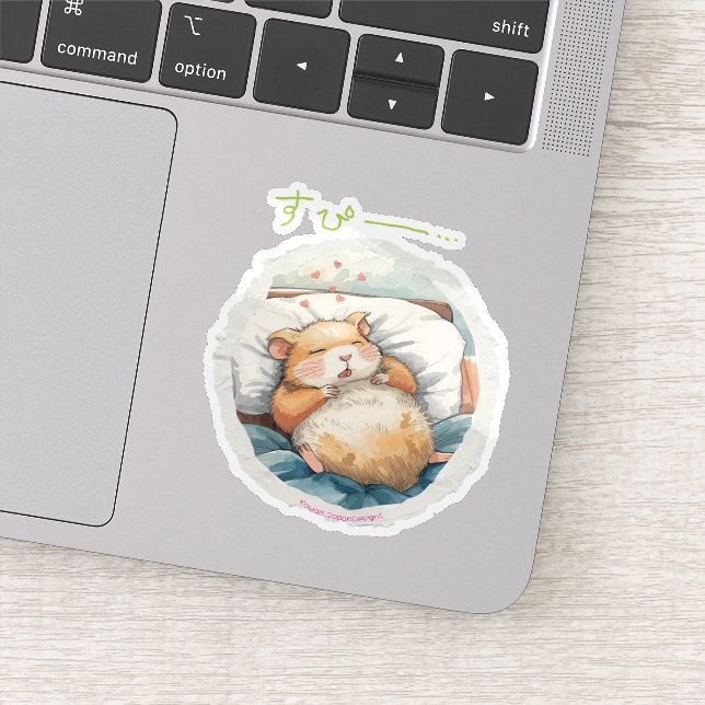 Goodnight Hamster Sticker ♡ (Detail)