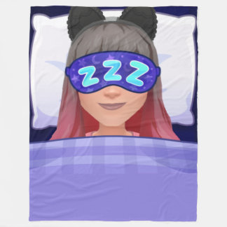 Goodnight Lotus Fleece Blanket