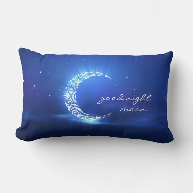 Goodnight Moon & Stars Child's Favourite Pillow (Front)