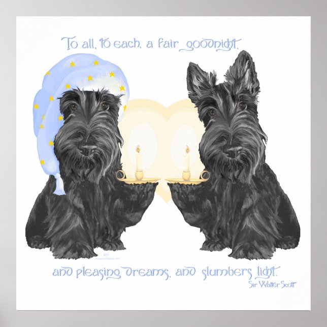 Goodnight Scotties Poster (Front)