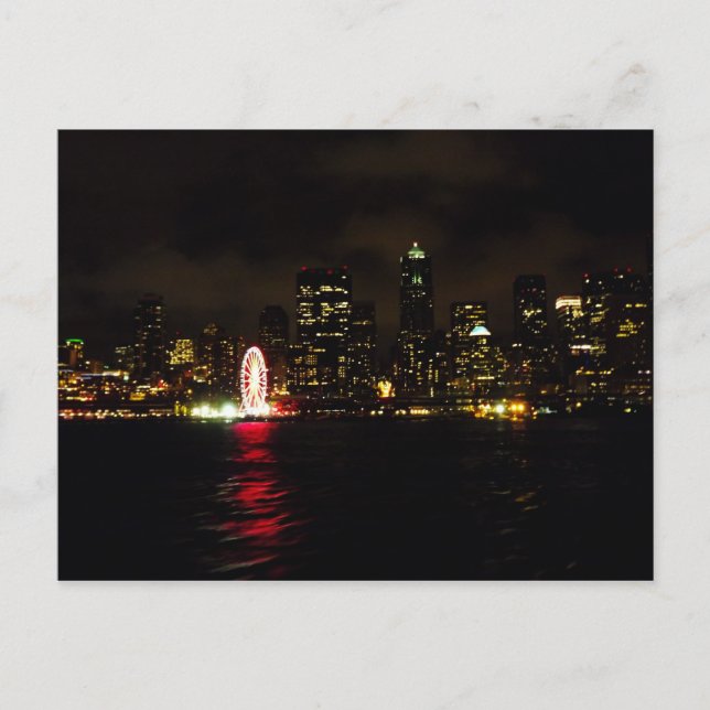 Goodnight Seattle Postcard (Front)