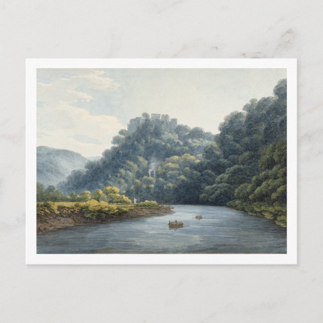 Goodrich Castle on the Wye (w/c, pen & ink, chalk Postcard (Front)