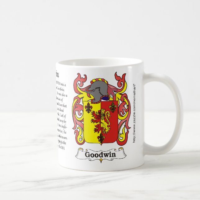Goodwin Family Coat of Arms mug (Right)