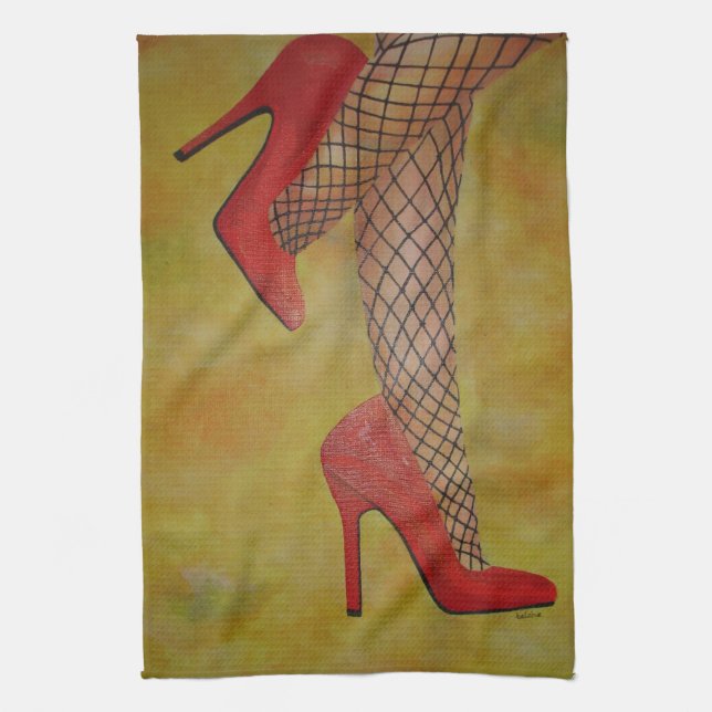 Goody Two Shoes Tea Towel (Vertical)