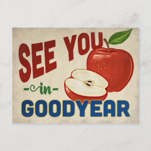 Goodyear Arizona Apple - Vintage Travel Postcard