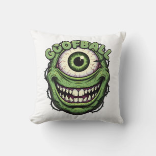 Goofball Monster Eye – Funny Creepy One-Eyed Carto Cushion