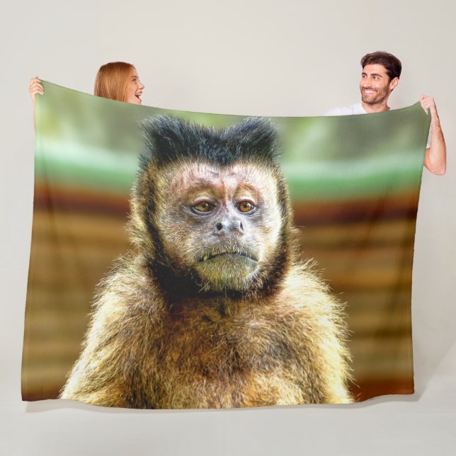 GOOFEY MONKEY FLEECE BLANKET (In Situ)