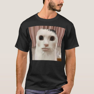 Goofy Ahh Cat Meme Dank Cursed Weirdcore Funny T-Shirt