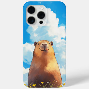 Goofy Capybara Smile iPhone 15 Pro Max Case
