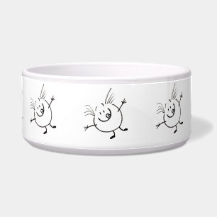 Goofy Doodle Guy Pet Bowl