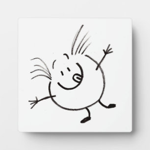 Goofy Doodle Guy Plaque