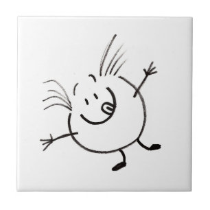Goofy Doodle Guy Tile