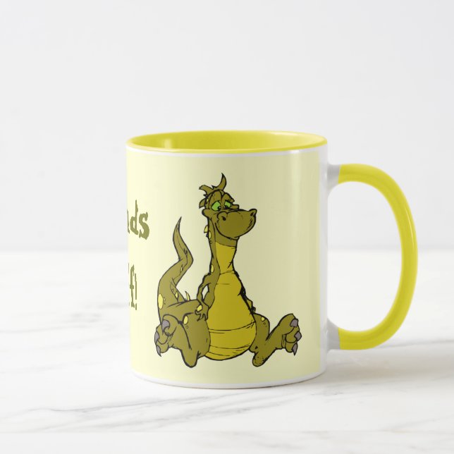 Goofy Dragon Mug (Right)