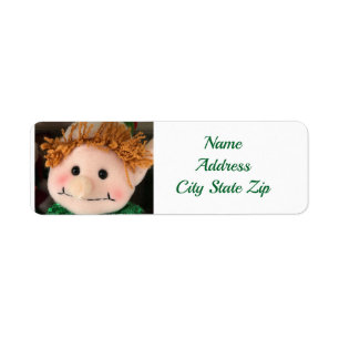 **GOOFY ELF CHRISTMAS** RETURN ADDRESS LABEL