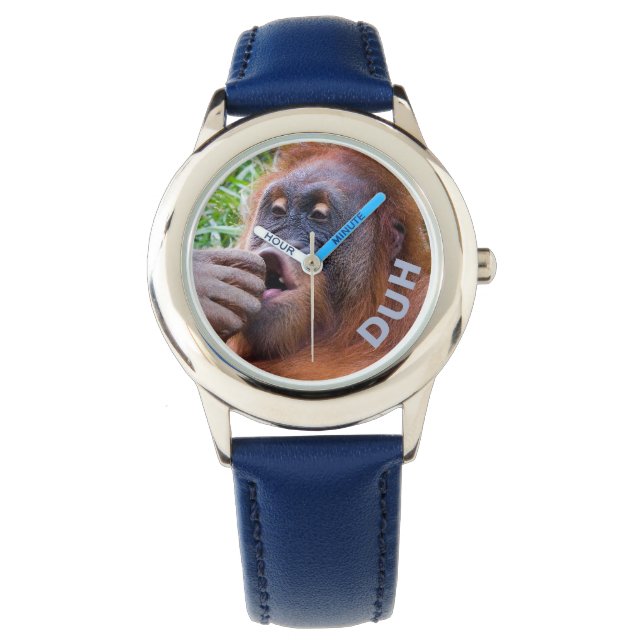 Goofy Expression Orangutan Watch (Front)