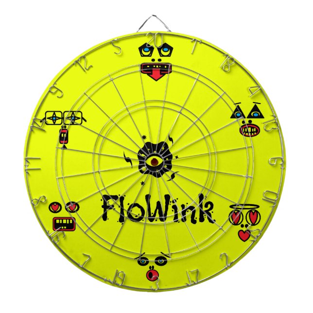 Goofy Face Dartboard (Front)