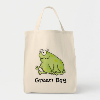 Goofy Frog Tote Bag