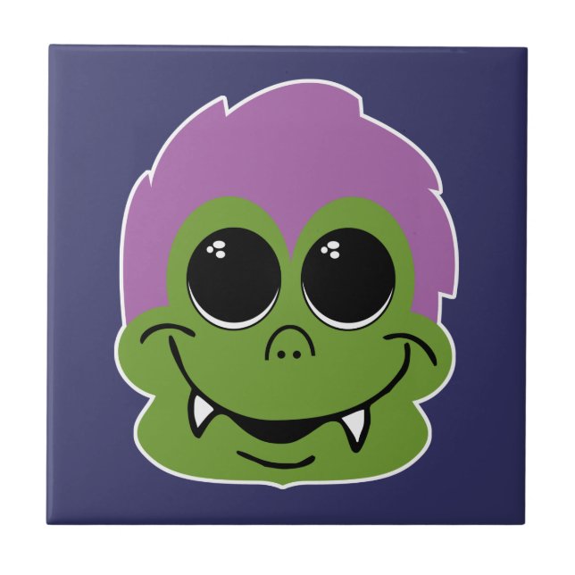 Goofy Goblin Ceramic Tile (Front)