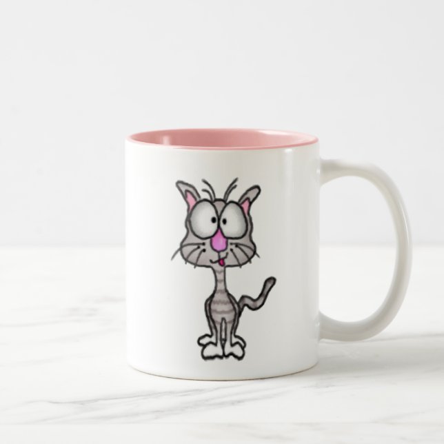 Goofy Kitten Mug (Right)