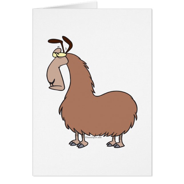 goofy llama cartoon (Front)