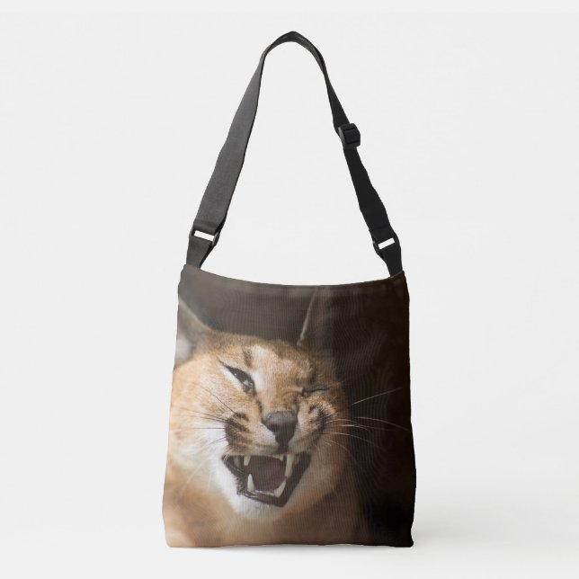 Goofy Lynx Crossbody Bag (Front)