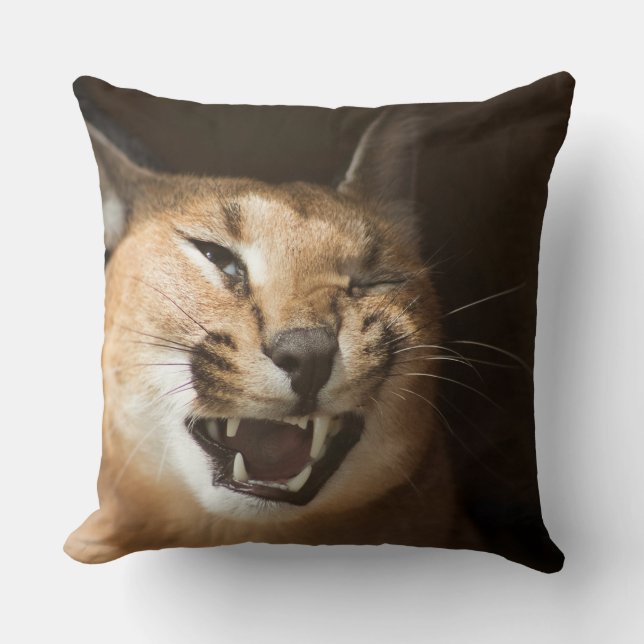 Goofy Lynx Cushion (Front)