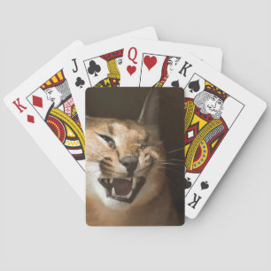 Goofy Lynx Playing Cards