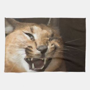 Goofy Lynx Tea Towel
