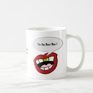 Goofy Mouth Wedding Mug