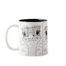 Goofy Ostrich mug