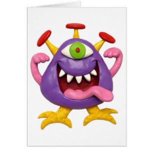 Goofy Purple Monster