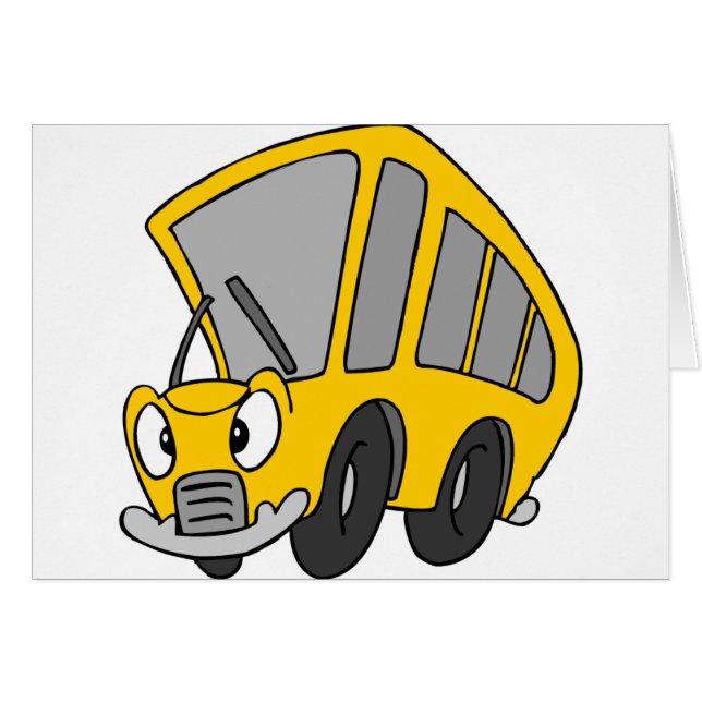 Goofy School Bus (Front Horizontal)