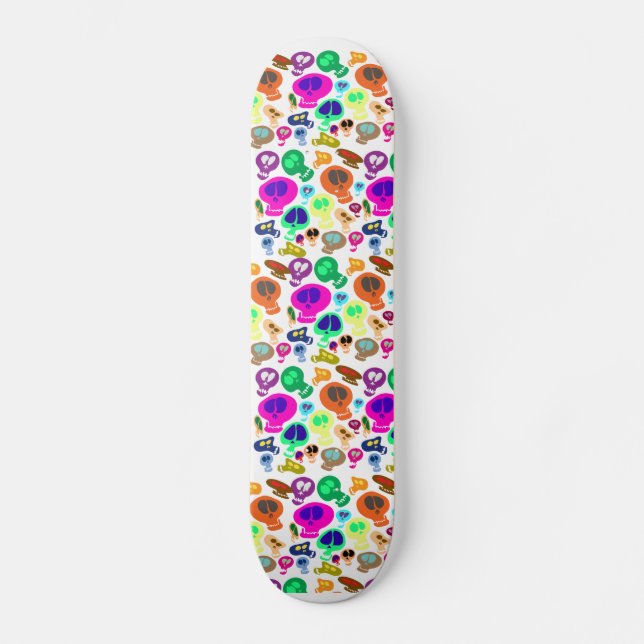 Goofy Skulls Skateboard (Front)