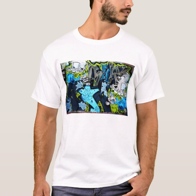 Goofy Style Graffiti Characters T-Shirt (Front)