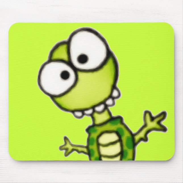Goofy Turtle Mousepad (Front)