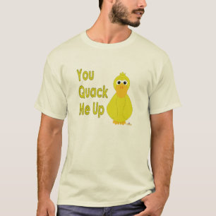 Goofy Yellow Duck You Quack Me Up T-Shirt