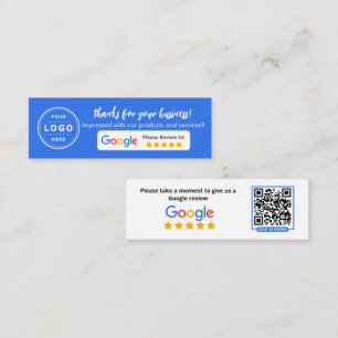 Google Busness Review  Calling Card