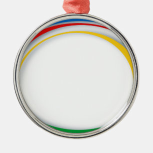 Google colours metal tree decoration