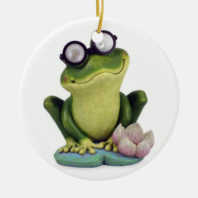 GOOGLE-EYED FROG ORNAMENT (Front)