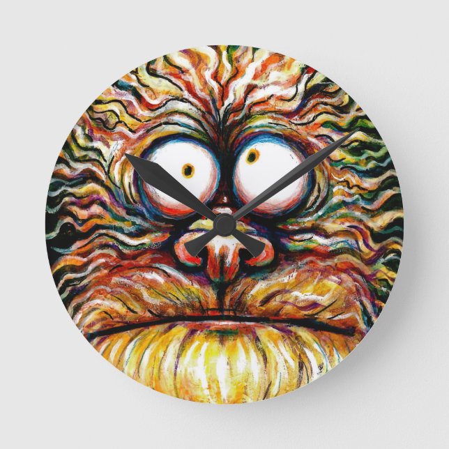 Google Eyed Monster Clock (Front)