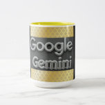 google gemini Two-Tone coffee mug<br><div class="desc">this beautiful design depicts the word "google gemini".</div>