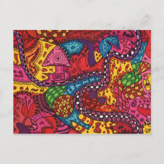 Google Map of Heaven Postcard