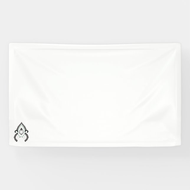 google pay rangoli stamp Design Vinyl Banner  (Horizontal)