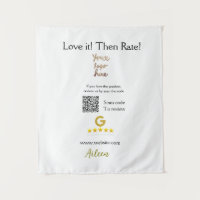Google rate us review order purchase business QR