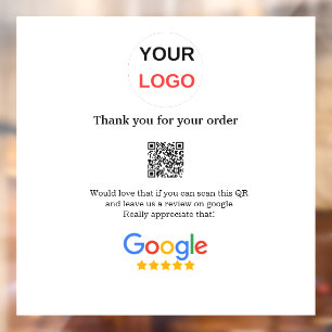 Google review business logo Scan QR review