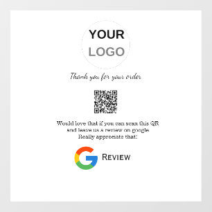 Google review business logo Scan QR review